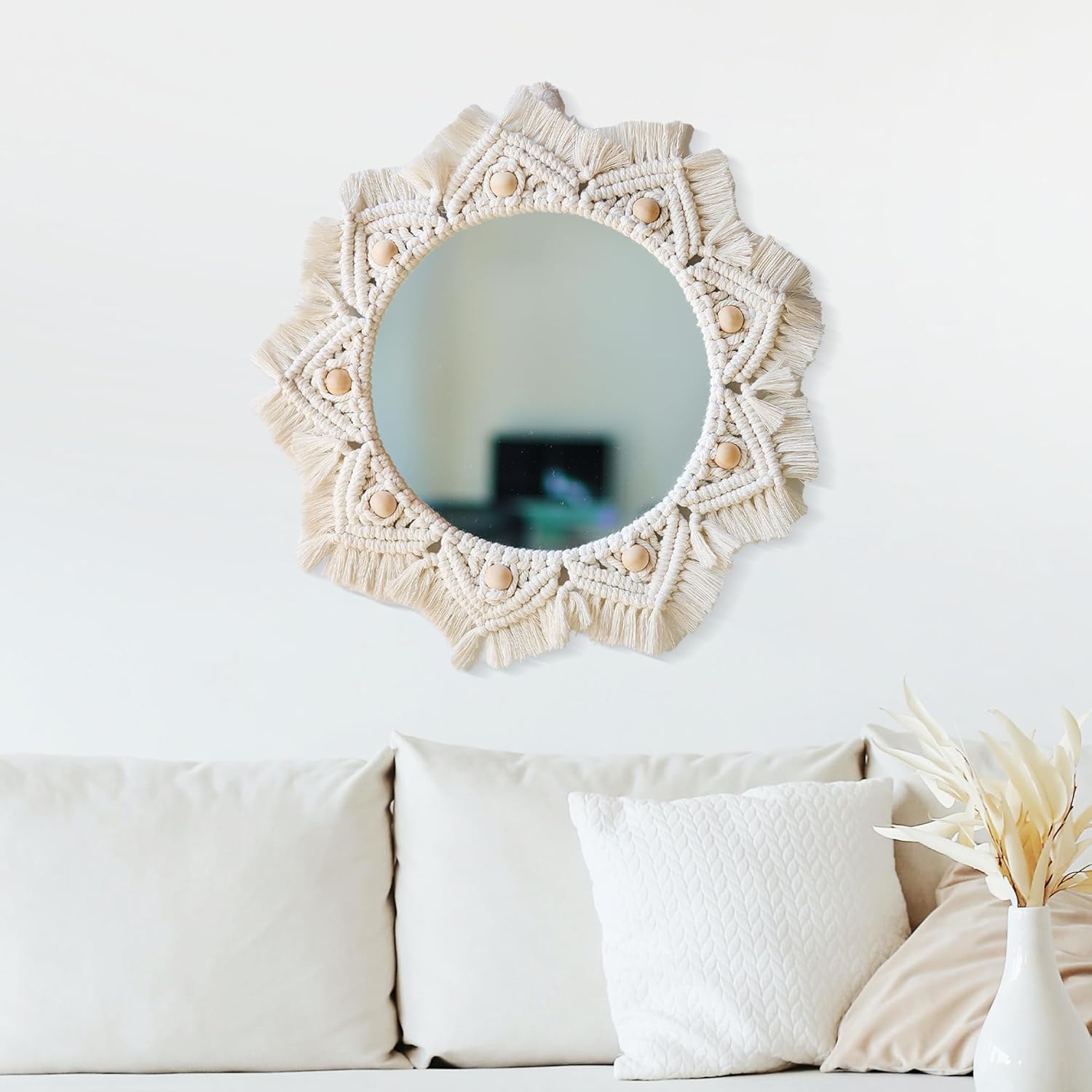 Round Boho Mirror