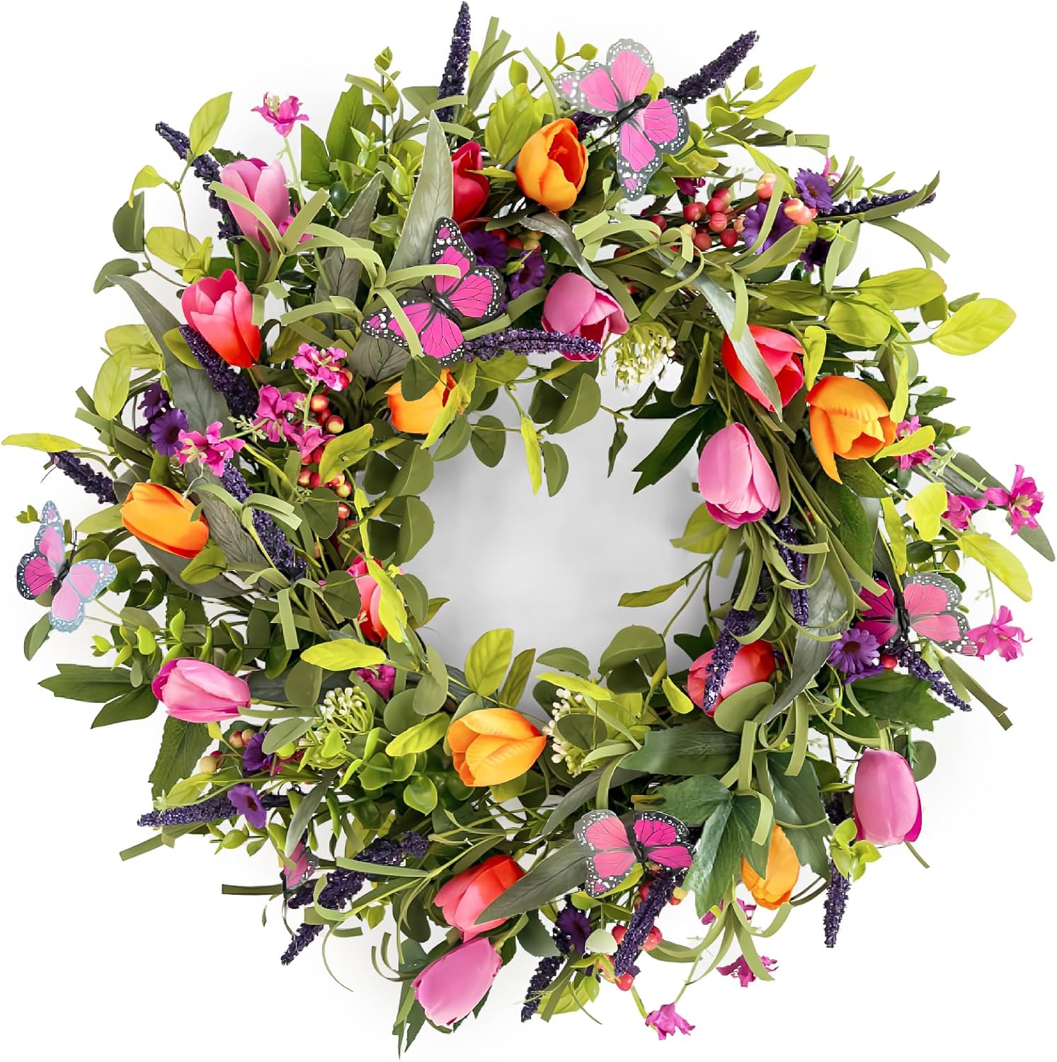 Wreath with Tulip Wreath