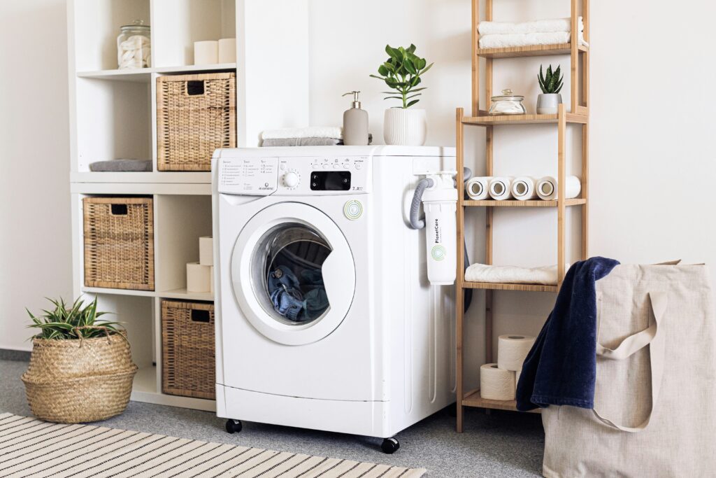 small laundry room