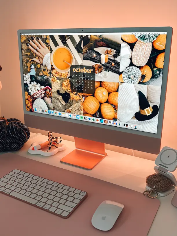 Desktop Setup for Autumn